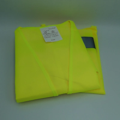 image of Gilet de sécurité jaune fluo