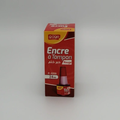 image of Encre a tampon ROUGE 24 ml