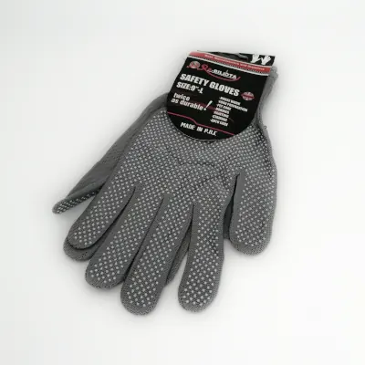 image of Gants de protection en tissu gris