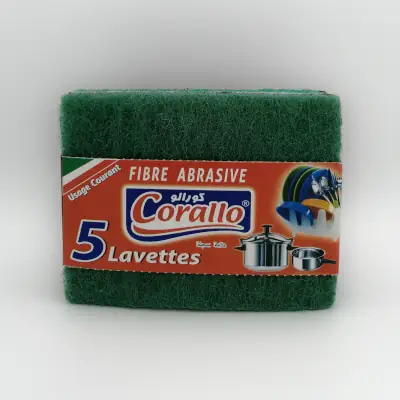 image of Lavettes abrasives carre 5pièce